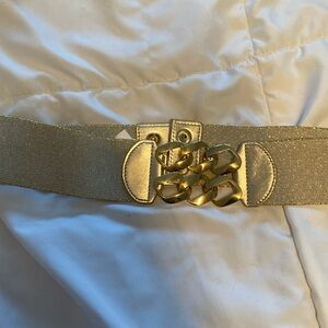 Lilly Pulitzer Gold belt